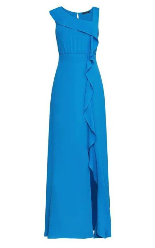 Asymmetric Neck Maxi Dress