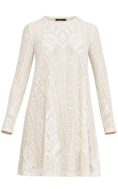 Long-Sleeve Lace Dress