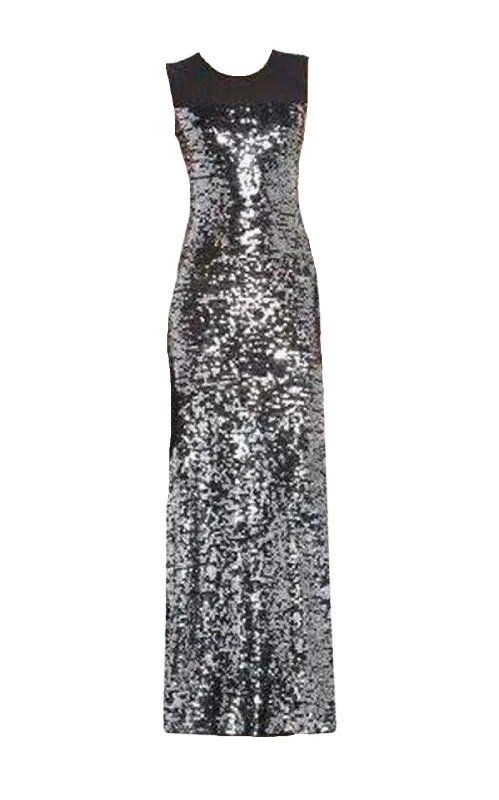 Sequinned Evening Dress