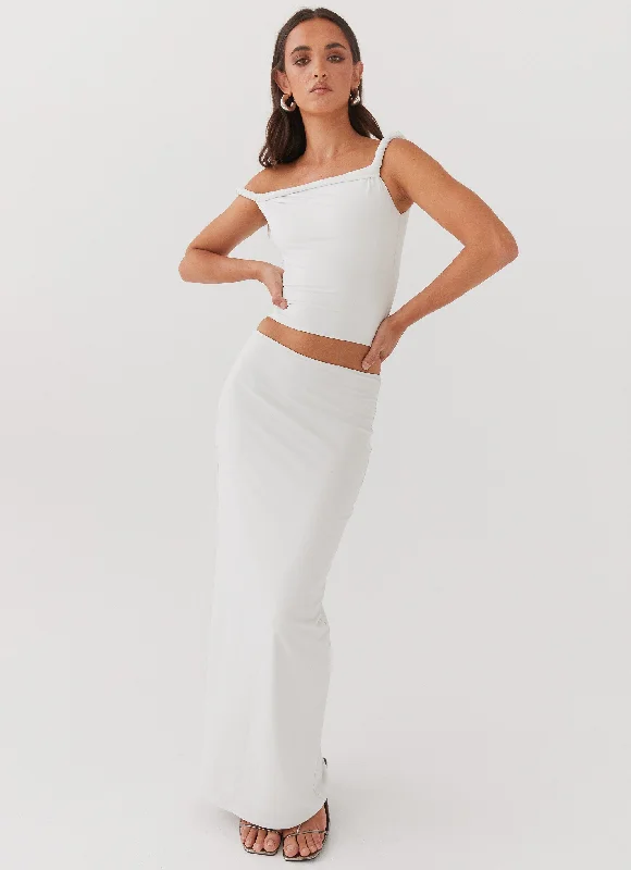 Solace Soul Maxi Skirt - Ivory