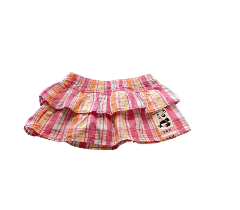 Garanimals Girls Pink Plaid Skirt 3-6m