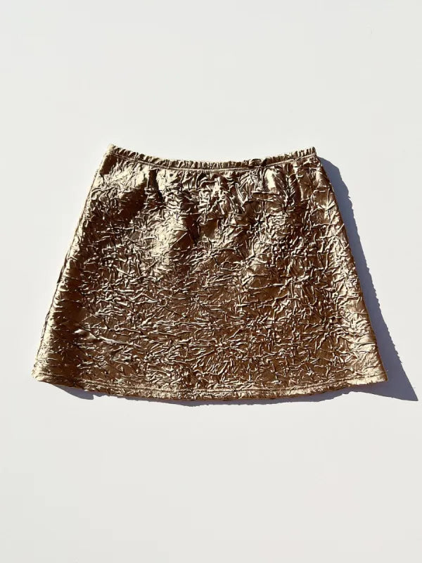 Sarah Mini Skirt - Champagne