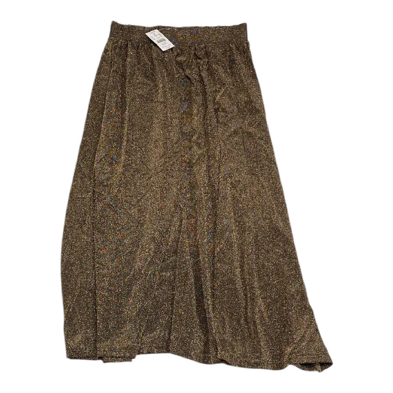 Skirt Maxi By J. Crew In Gold & Pink, Size: Xs