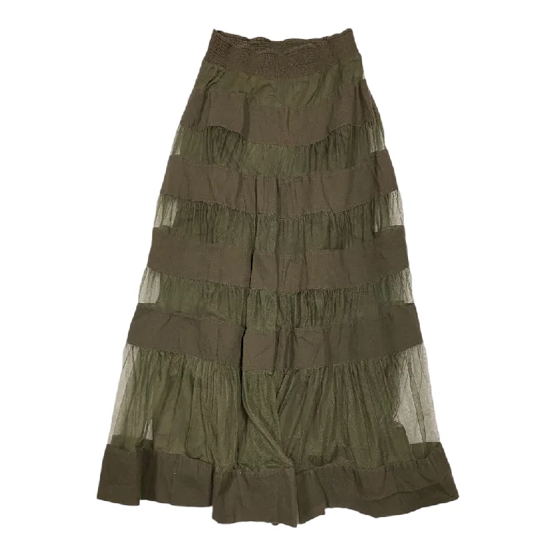 Skirt Maxi By Odille In Green, Size: 6