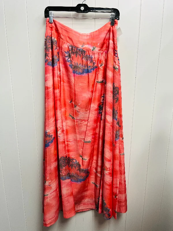 Skirt Maxi By STAUD In Orange, Size: 8