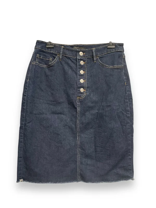 Skirt Mini & Short By Banana Republic In Blue Denim, Size: 8