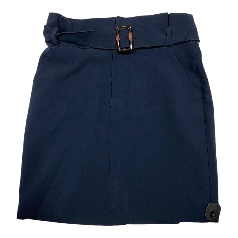 Skirt Mini & Short By Banana Republic In Navy, Size: 12