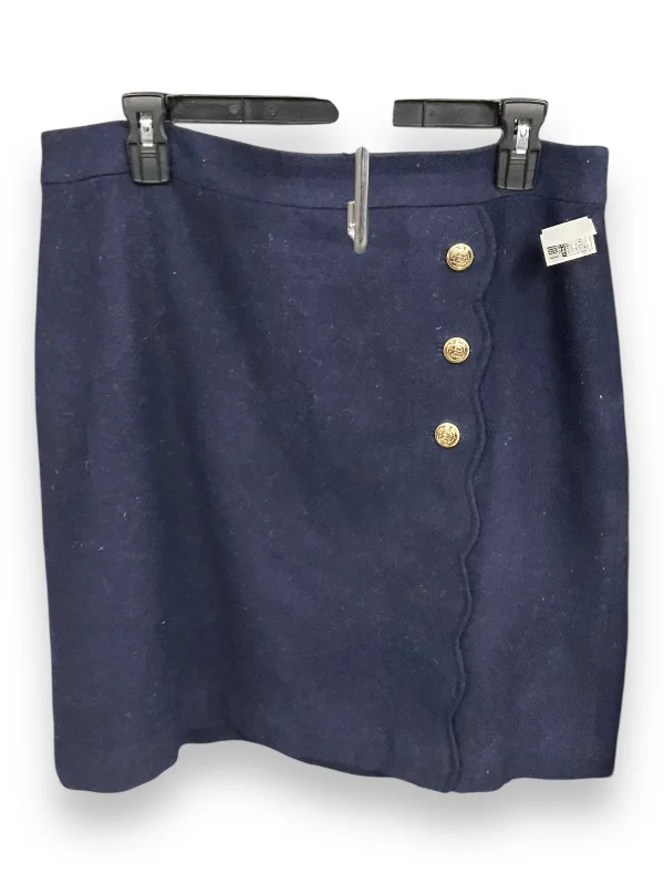 Skirt Mini & Short By Talbots In Navy, Size: 12