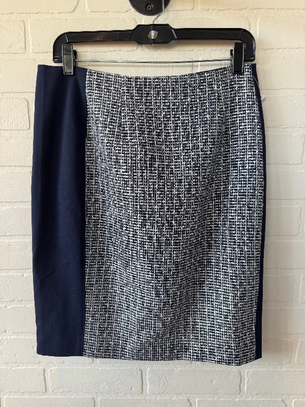 Skirt Mini & Short By White House Black Market In Blue, Size: 8