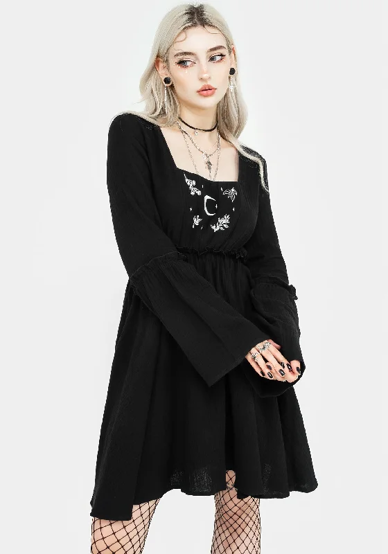 Aradia Embroidered Mini Dress