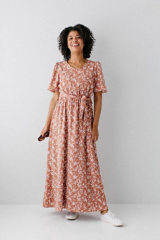 'Esther' Floral Print Maxi Dress FINAL SALE