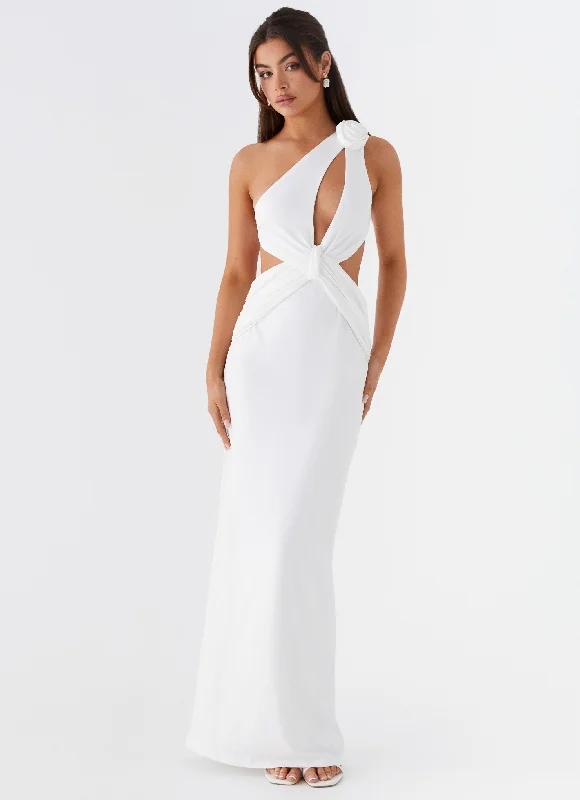 Lovesome Rosa Maxi Dress - White