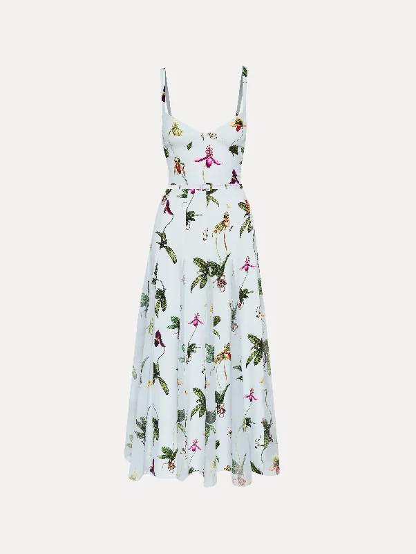 Orchid Cady Inset Maxi Dress