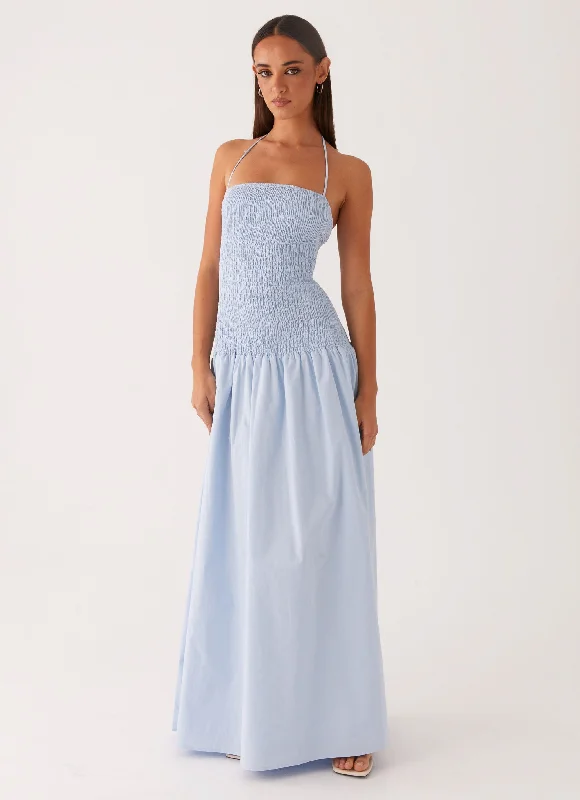 Zahra Maxi Dress - Blue